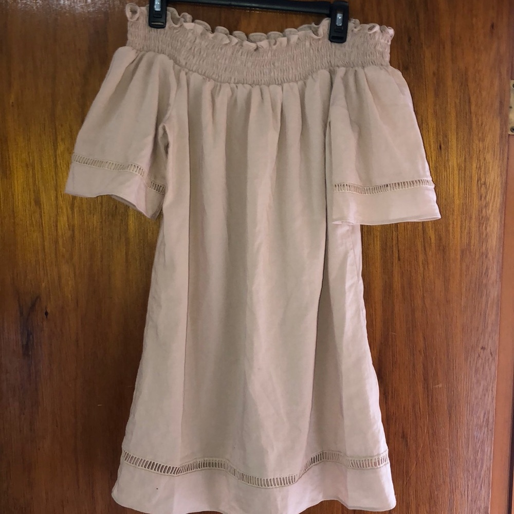 Fall off the shoulder dress